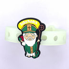 Uplifting Lil Saint Carlo Acutis Charms for shoes with holes Style Bracelete.  Soft touch PVC Charms and Silicone Bracelet