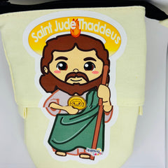 Telescopic Pencil bag canvas with Zipper, Uplifting Lil – St Judas Thaddeus
