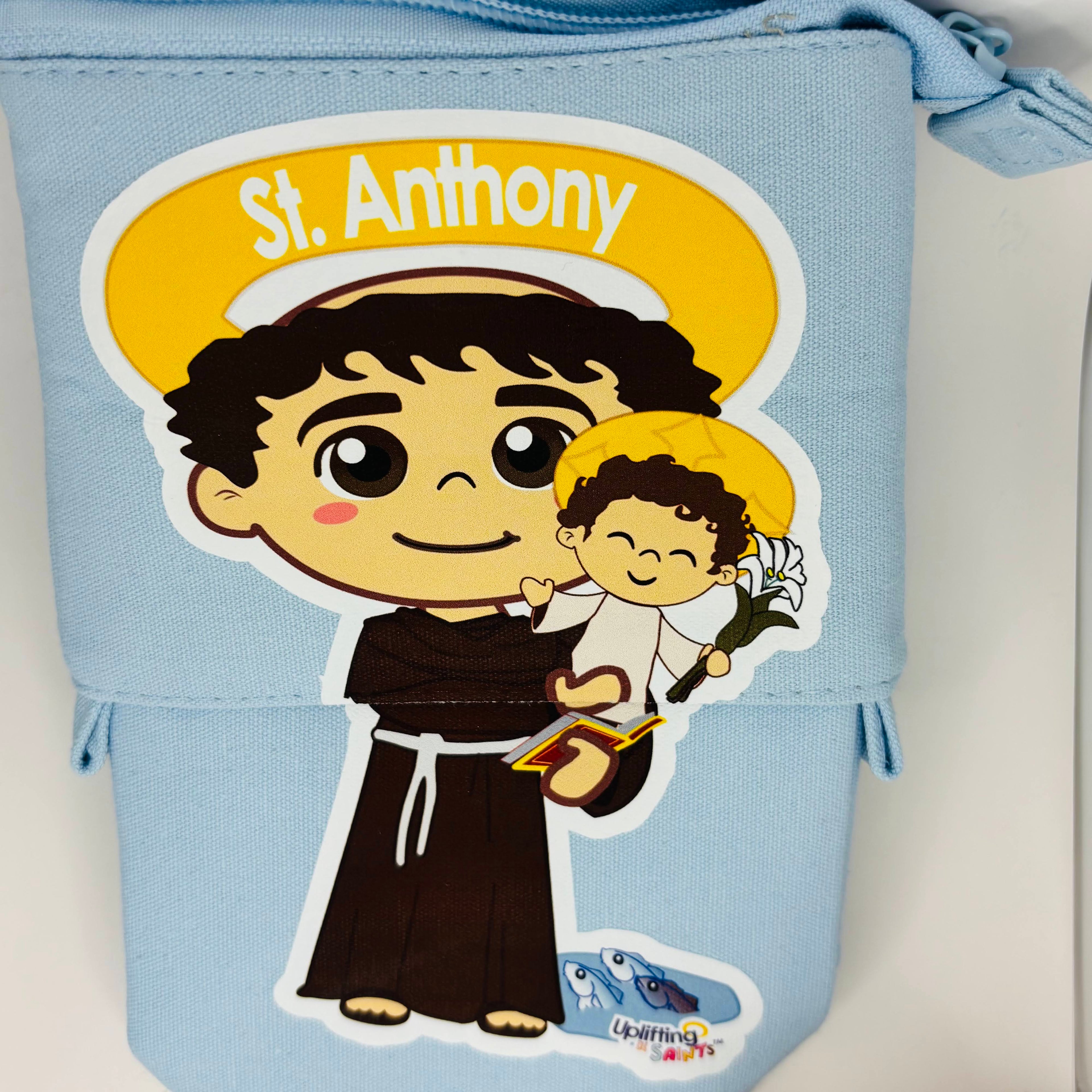 Telescopic Pencil bag canvas with Zipper, Uplifting Lil