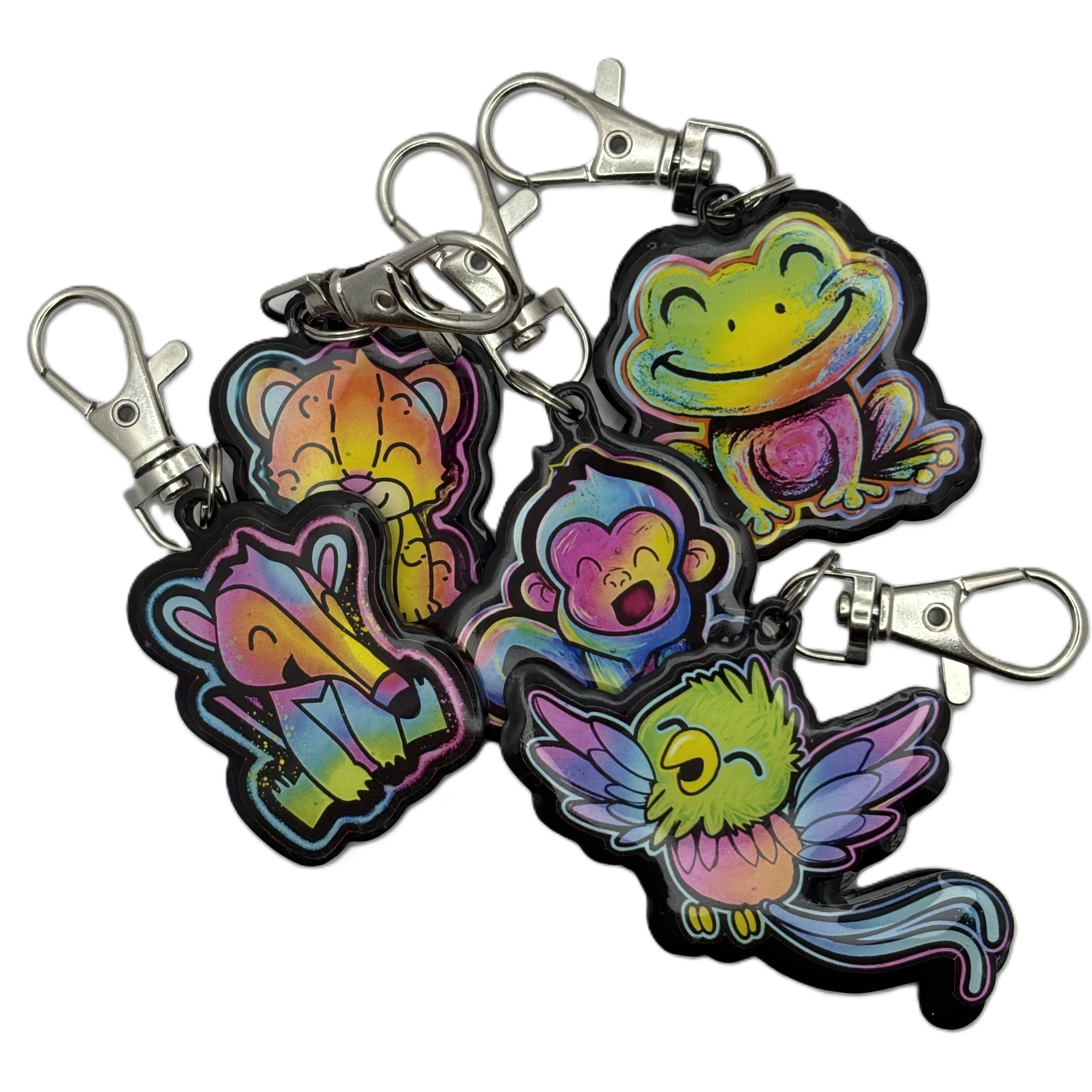 VBS Rainforest Buddies Pop Art Keychain