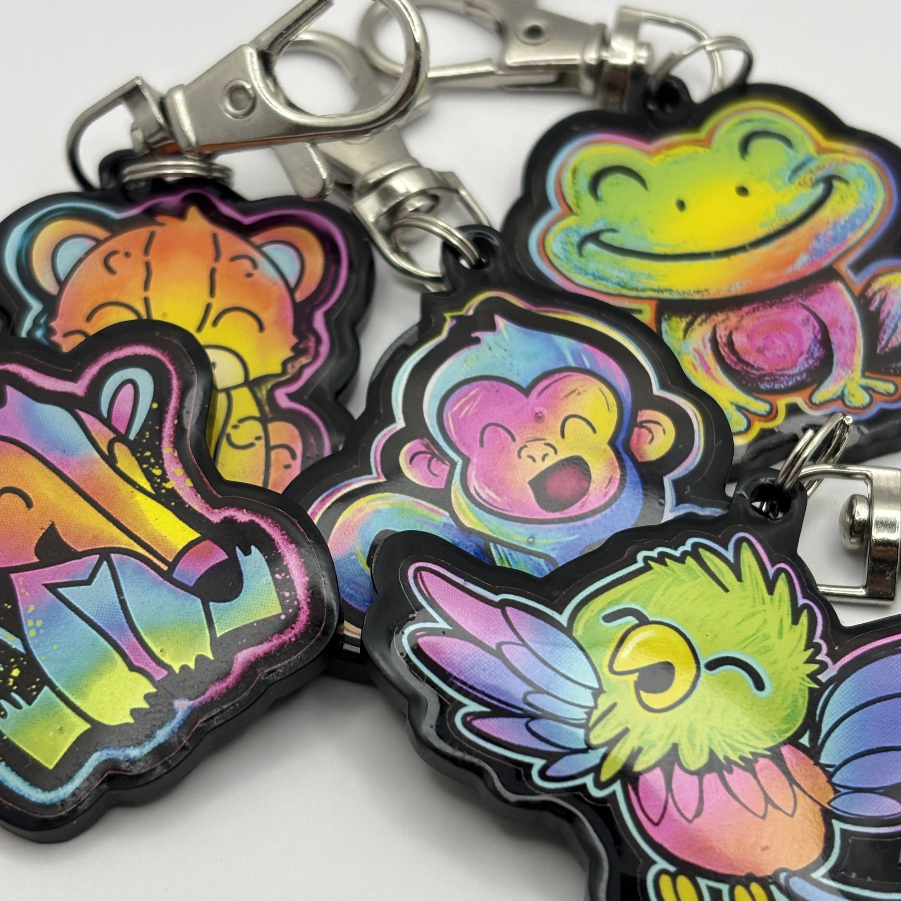 VBS Rainforest Buddies Pop Art Keychain