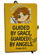 Uplifting Lil Saints Notebook A5 Hardcover Prayer Journal Lined for Bible Study & Daily Faith Notes