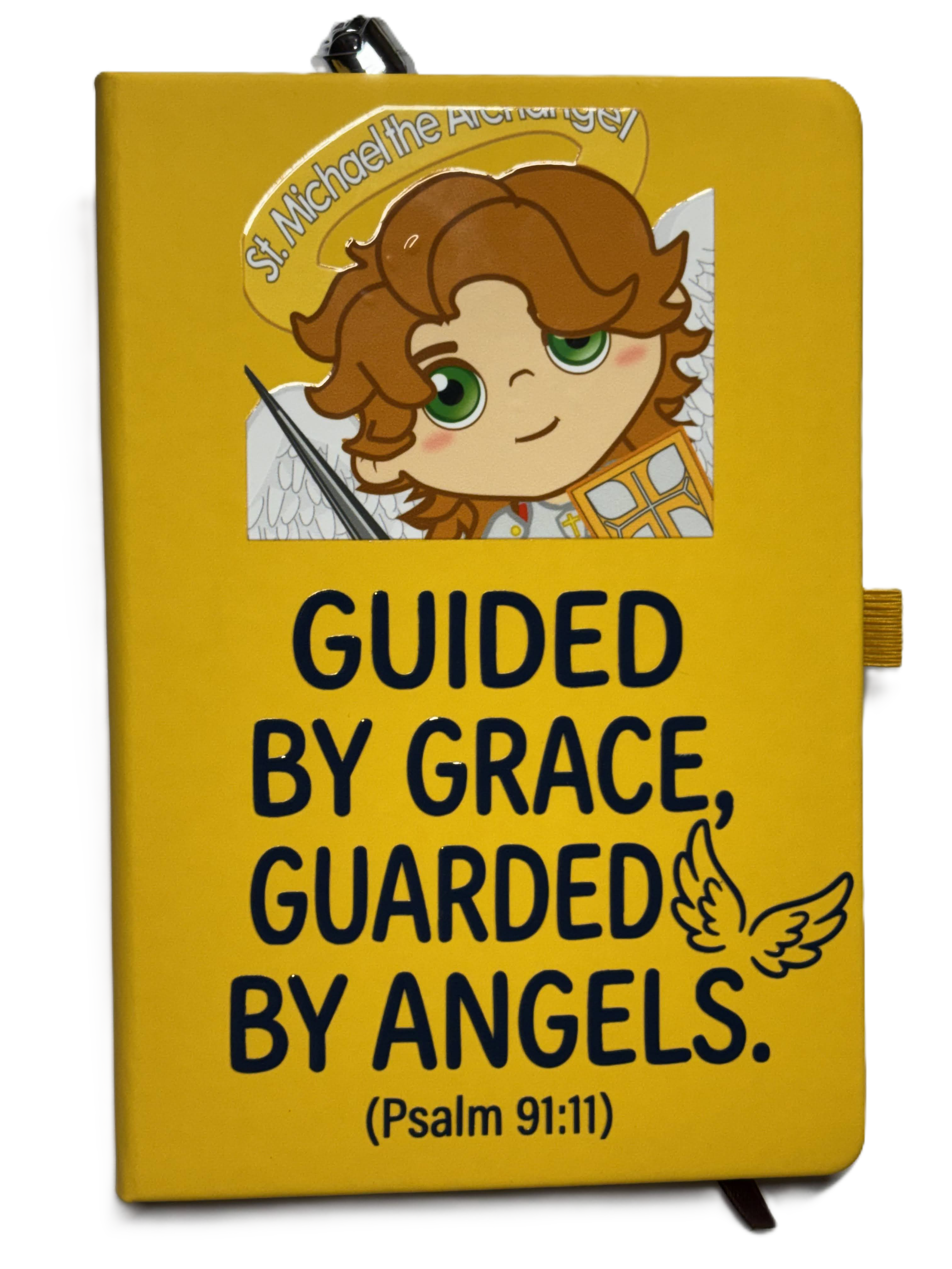 Uplifting Lil Saints Notebook A5 Hardcover Prayer Journal Lined for Bible Study & Daily Faith Notes