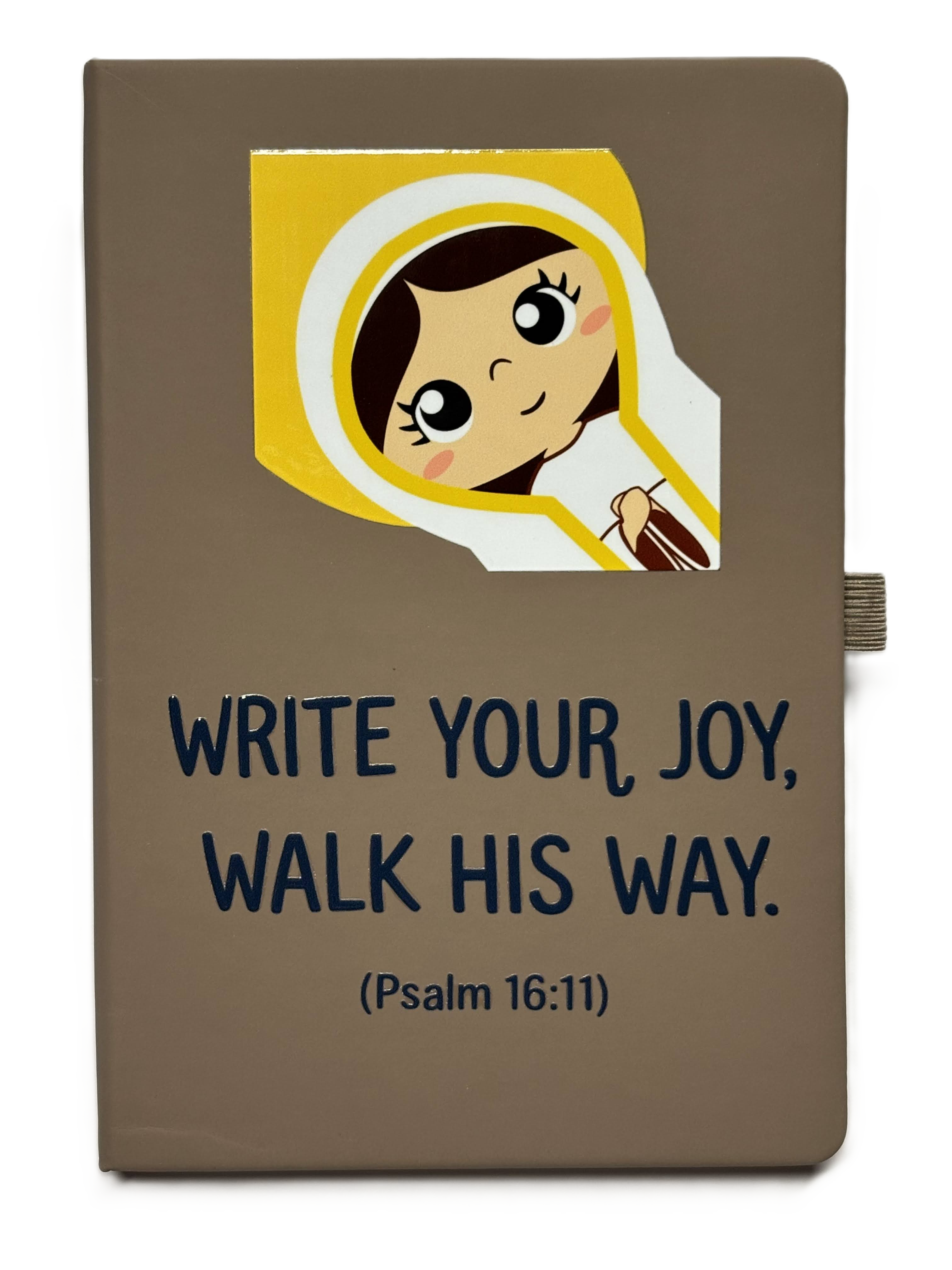 Uplifting Lil Saints Notebook A5 Hardcover Prayer Journal Lined for Bible Study & Daily Faith Notes