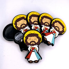Bundle of Joy: 6pcs Shoe Charm.  Soft touch Uplifting Lil Saints PVC shoe charm Bulk – Jesus