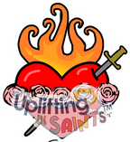 Hearts of Jesus, MAry & Saint Joseph DIGITAL DOWNLOAD UpliftingLilSaints COMBO