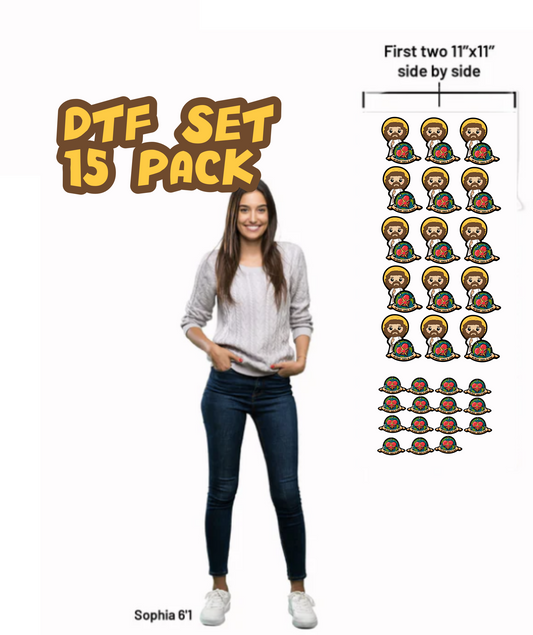 PRE ORDER DTF Sheet, Direct to Film  ready to apply to your very own T-Shirts