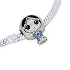 Uplifting Lil Saints - Virgin Mary SIlver Charm - exquisite Silver Jewerly Virgin Mary  (Silver Charm Only)