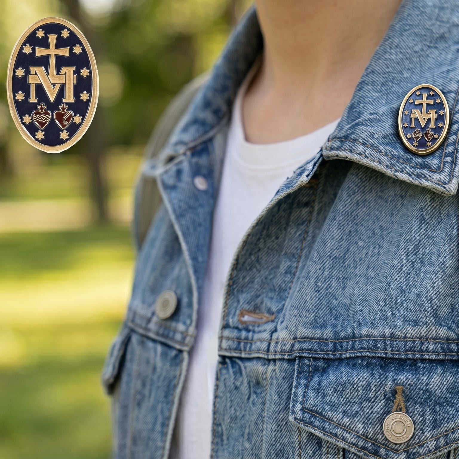 Faith & Style – Uplifting Medal Enamel Pin