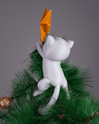 Uplifting Meowy Christmas Tree Topper