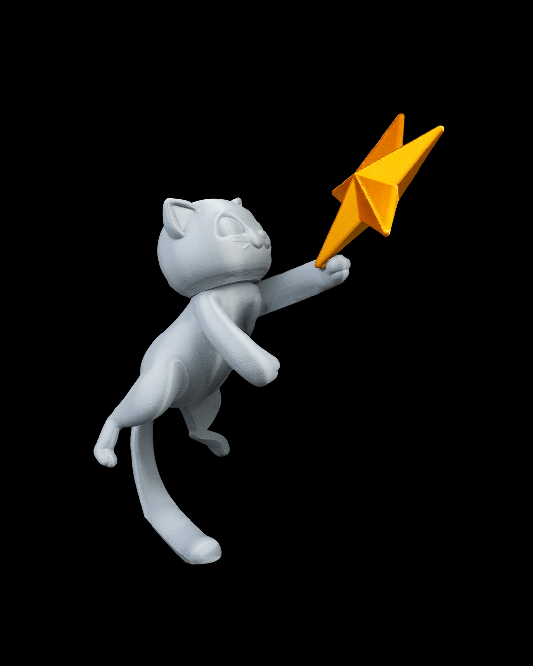 Uplifting Meowy Christmas Tree Topper