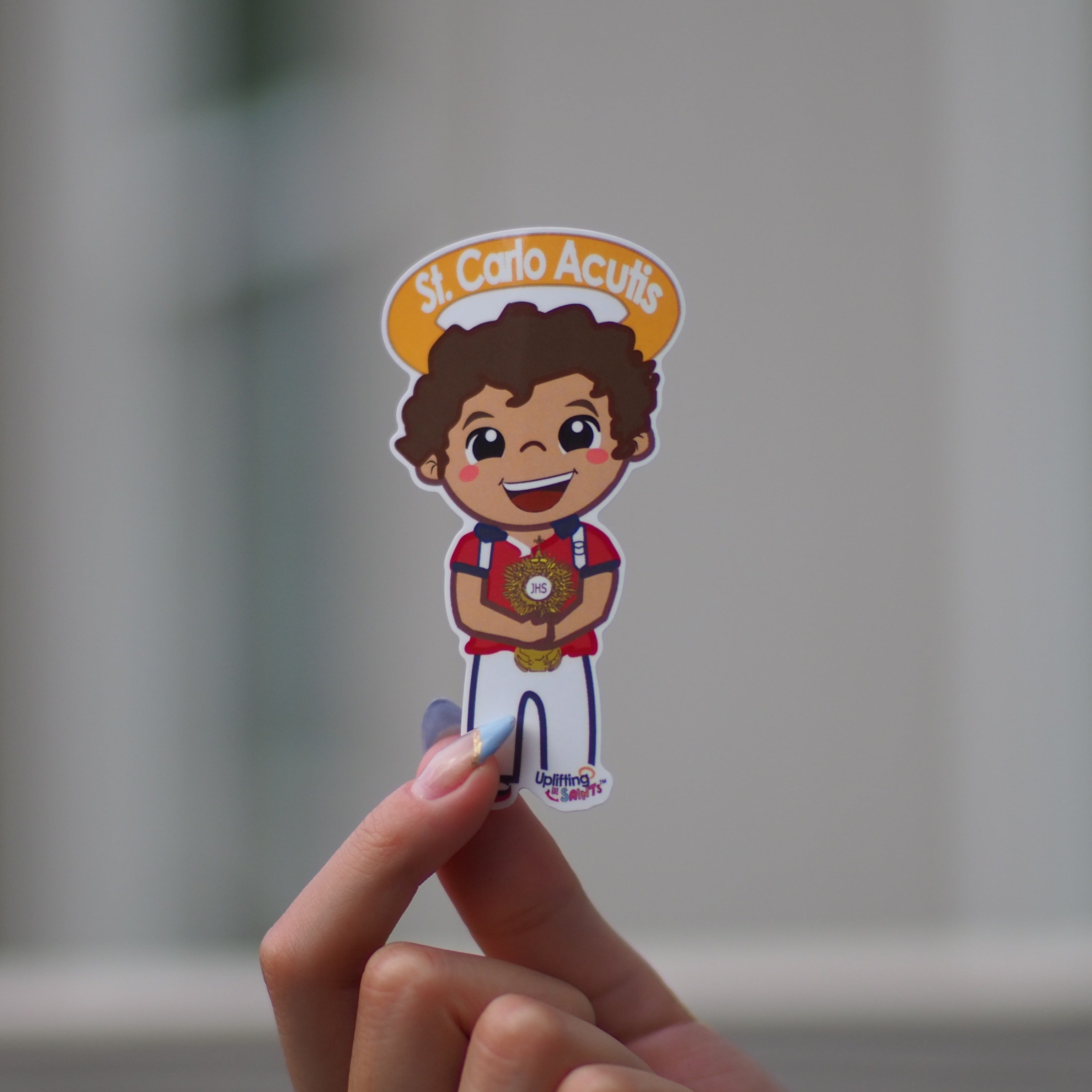 Uplifting Lil Saints Sticker (3.5 Inches Tall)