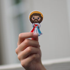 Uplifting Lil Saints Sticker (Pick your Favorite) (2.5 Inch Tall) – Jesus Divine Mercy