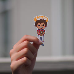 Uplifting Lil Saints Sticker (Pick your Favorite) (2.5 Inch Tall) – St Carlo Acutis