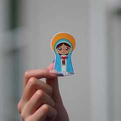 Uplifting Lil Saints Sticker (Pick your Favorite) (2.5 Inch Tall) – Our Lady of Sorrows