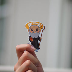 Uplifting Lil Saints Sticker (Pick your Favorite) (2.5 Inch Tall) – St Benedict