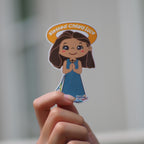 Uplifting Lil Saints Sticker (3.5 Inches Tall)