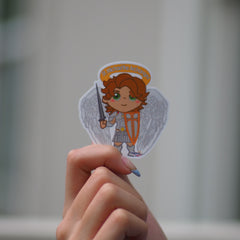 Uplifting Lil Saints Sticker (Pick your Favorite) (2.5 Inch Tall) – St Michael the Archangel