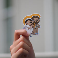 Uplifting Lil Saints Sticker (Pick your Favorite) (2.5 Inch Tall) – Holy Family