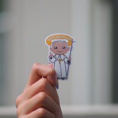 Uplifting Lil Saints Sticker (Pick your Favorite) (2.5 Inch Tall) – Saint John Paul II