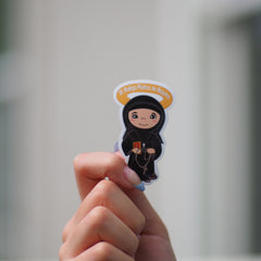 Stickers Uplifting Lil Saints Bundle Pack (2.5 Inches) – Saint Rafqa Pietra Ar-Rayes / 1