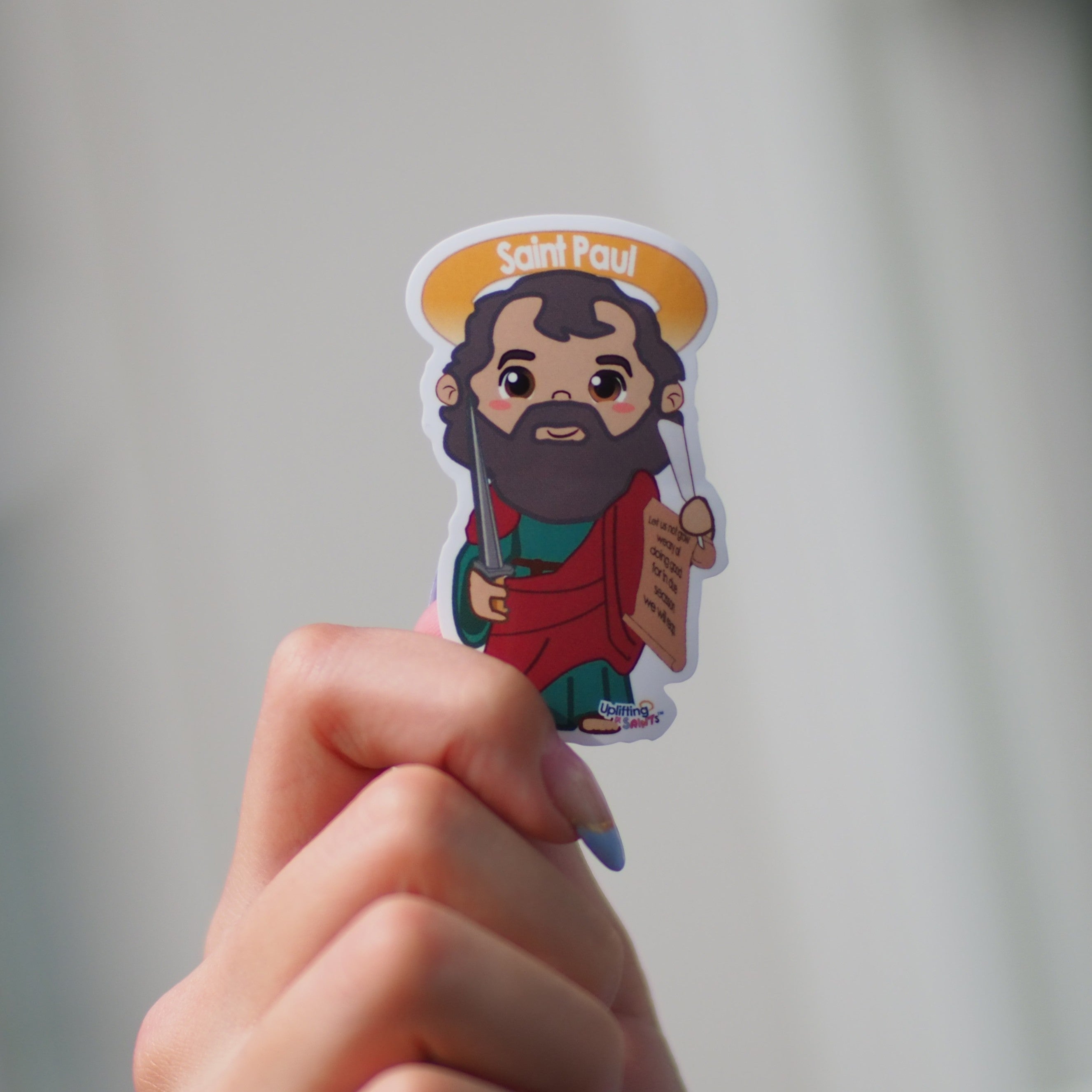 Uplifting Lil Saints Sticker (Pick your Favorite) (2.5 Inch Tall)
