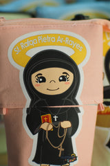 Telescopic Pencil bag canvas with Zipper, Uplifting Lil – St Rafqa Pietra Ar-Rayes