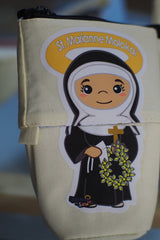 Telescopic Pencil bag canvas with Zipper, Uplifting Lil – St Marianne Molokai