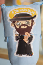 Telescopic Pencil bag canvas with Zipper, Uplifting Lil