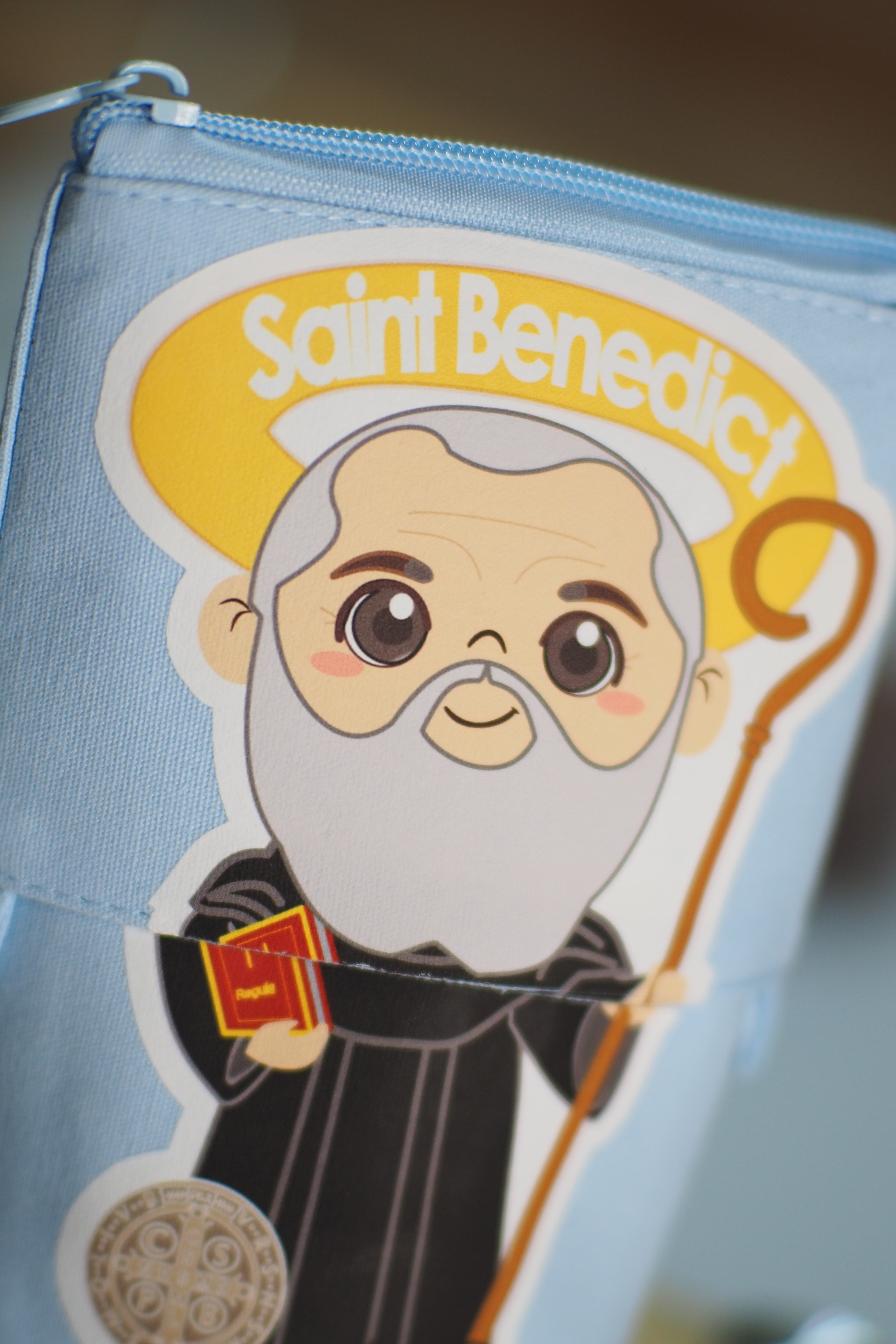 Telescopic Pencil bag canvas with Zipper, Uplifting Lil