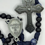 Panacord Rosary — uplifting St Michael the Archangel Medal wooden beads