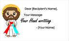 Personalized extra cute Gift Box: Virgin Mary or Jesus Collection for First Communion, Confirmation, or Baptism