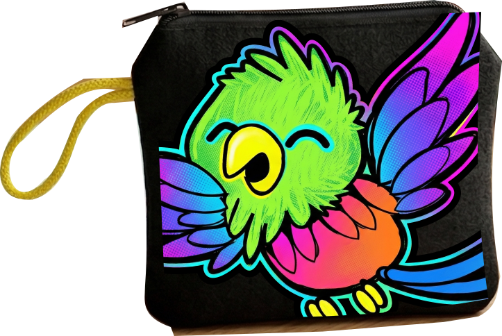 Felt Pouch 3.75" x 3.25" with Uplifting Print