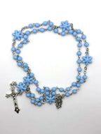 Rosary Plastic Colorful  Beads Jesus Cross Pendant Prayer Rosary