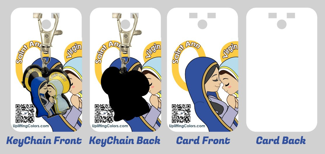 Peronalized Gifts, Bundle of 100 Pcs Keychain of your Personalized Uplifting Lil Saint.  Laser Cut Acrylic