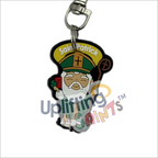 Uplifting Lil Saint Keychain.  Soft PVC Small Keychain
