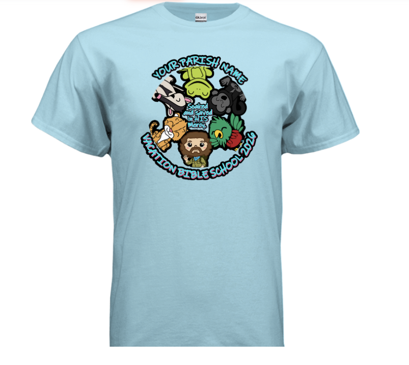 Rainforest Falls VBS 2026 Uplifting T-shirt Ask for a Quote