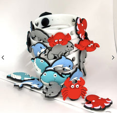 VBS Wristband Bracelet Sample.  Select your VBS Theme – Scuba Cute Bible Buddies / White