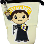 Telescopic Pencil bag canvas with Zipper, Uplifting Lil