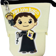 Telescopic Pencil bag canvas with Zipper, Uplifting Lil – St John Bosco