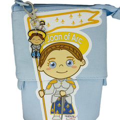 Telescopic Pencil bag canvas with Zipper, Uplifting Lil – St Joan of Arc