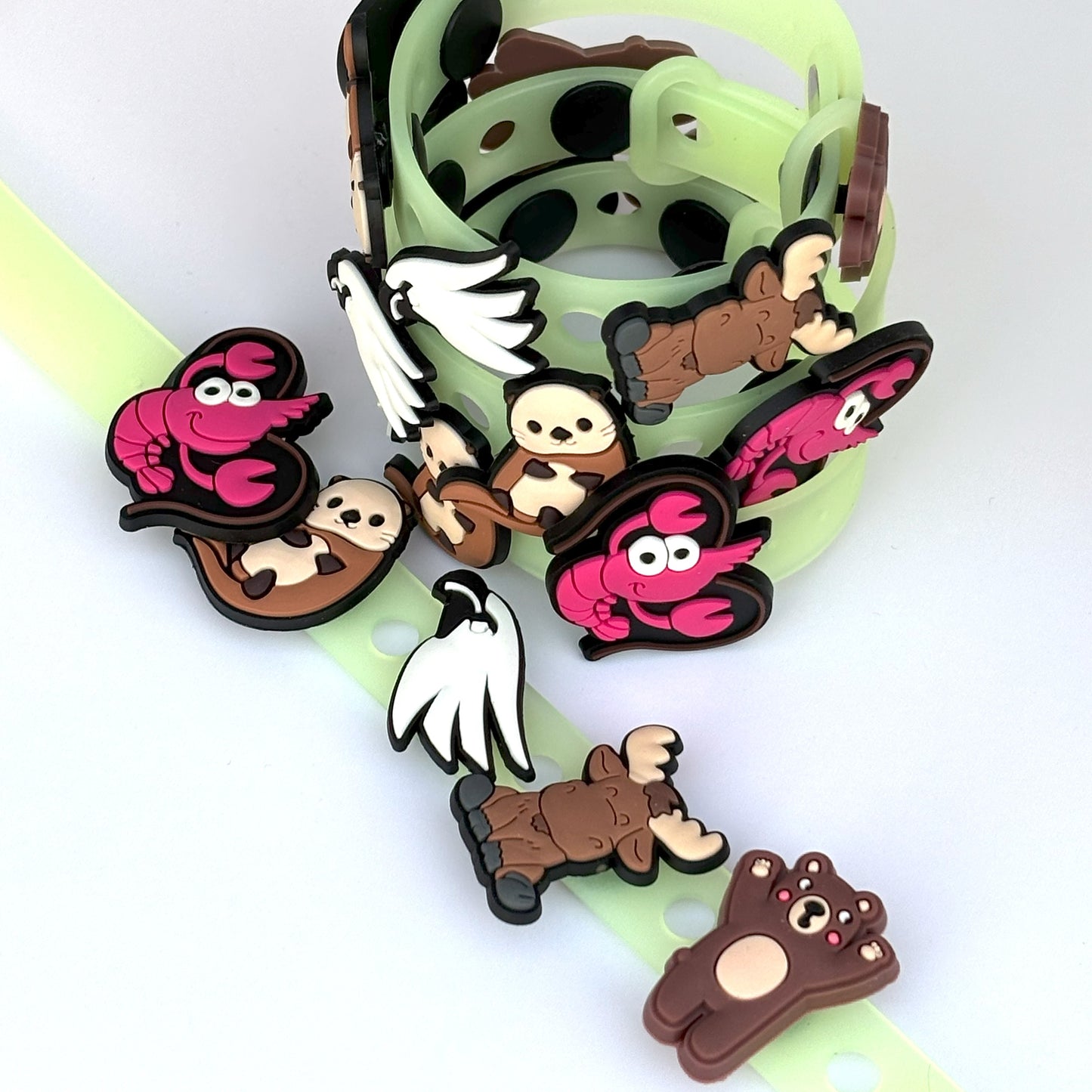 VBS Bracelet perfect for True North. Crocs Style Bracelete.  Soft touch PVC Charms and Silicone Bracelet