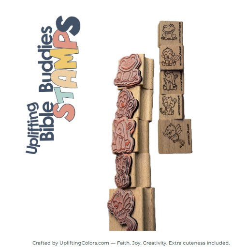 Uplifting Bible Buddies STAMPS – VBS Rainforest 5-Pack