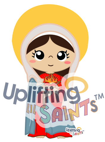 Hearts of Jesus, MAry & Saint Joseph DIGITAL DOWNLOAD UpliftingLilSaints COMBO