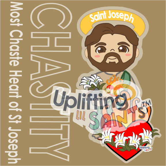 Hearts of Jesus, MAry & Saint Joseph DIGITAL DOWNLOAD UpliftingLilSaints COMBO