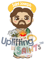 Hearts of Jesus, MAry & Saint Joseph DIGITAL DOWNLOAD UpliftingLilSaints COMBO