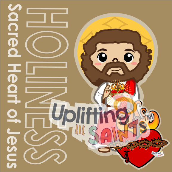 Hearts of Jesus, MAry & Saint Joseph DIGITAL DOWNLOAD UpliftingLilSaints COMBO