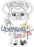 Saint Padre Pio DIGITAL DOWNLOAD UpliftingLilSaints