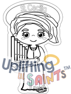 Saint Cecilia DIGITAL DOWNLOAD UpliftingLilSaints