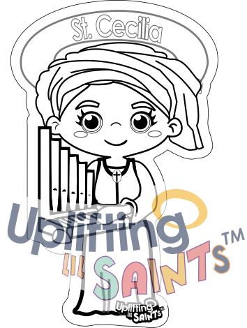 Saint Cecilia DIGITAL DOWNLOAD UpliftingLilSaints